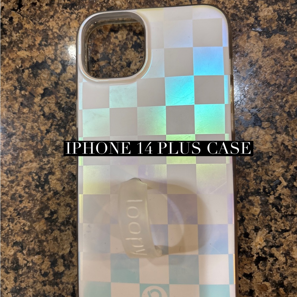 iPhone 14 Plus Case - Holographic White